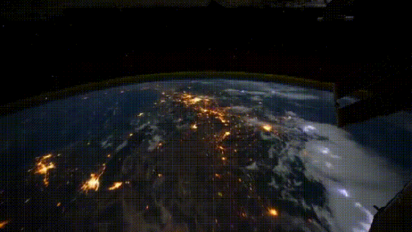 View from the international space station