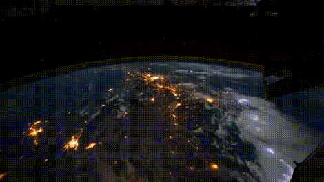 View from the international space station