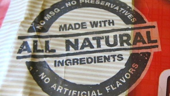all natural food label