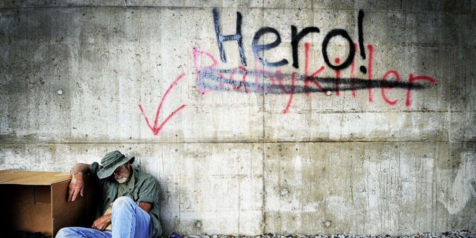 Veterans suffer from PTSD