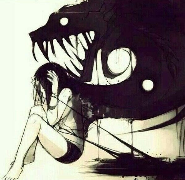 Depression is a monster that lives inside