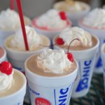 high sugar milkshake