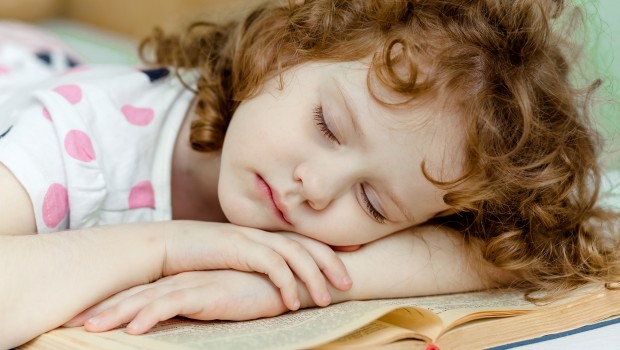 little girl sleeping