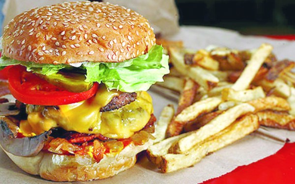 five guys burger and fries