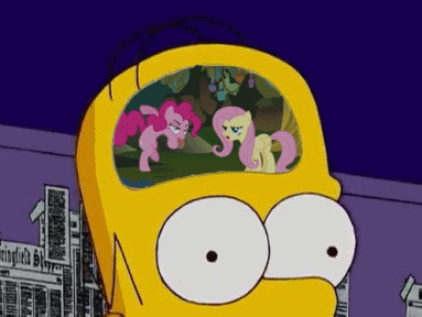 simpsons brain gif