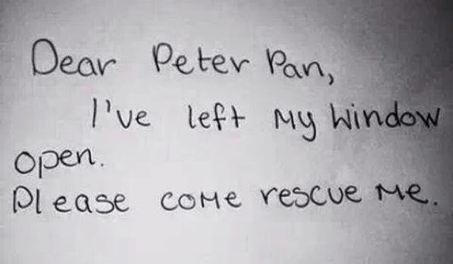 peter pan come rescue me