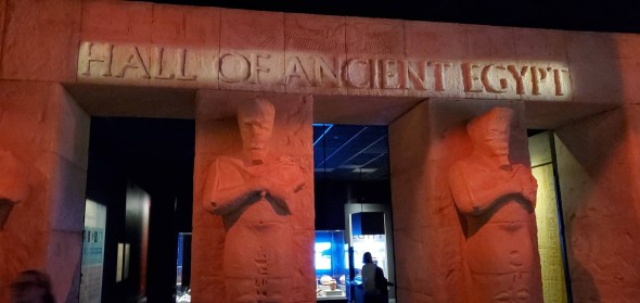 Egypt exibit entrance