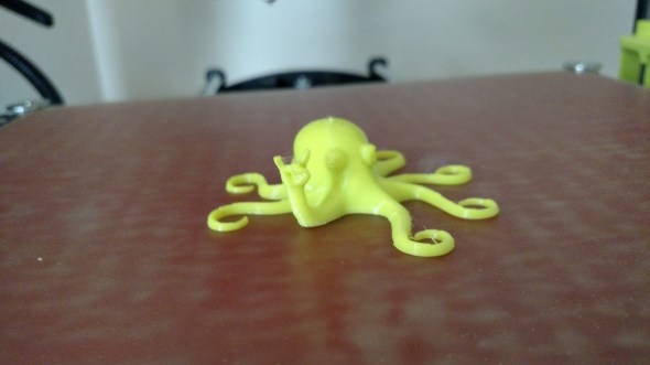 My first print from way back when I got the 3D printer (a Lulzbot Taz 6).