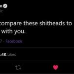 Screenshot of Mike Godwin's tweet saying, "By all means, compare these shitheads to Nazis. Again and again. I'm with you."