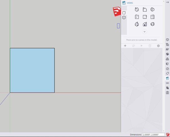 Sketchup rectangle