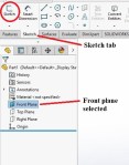 Solidworks sketch menu