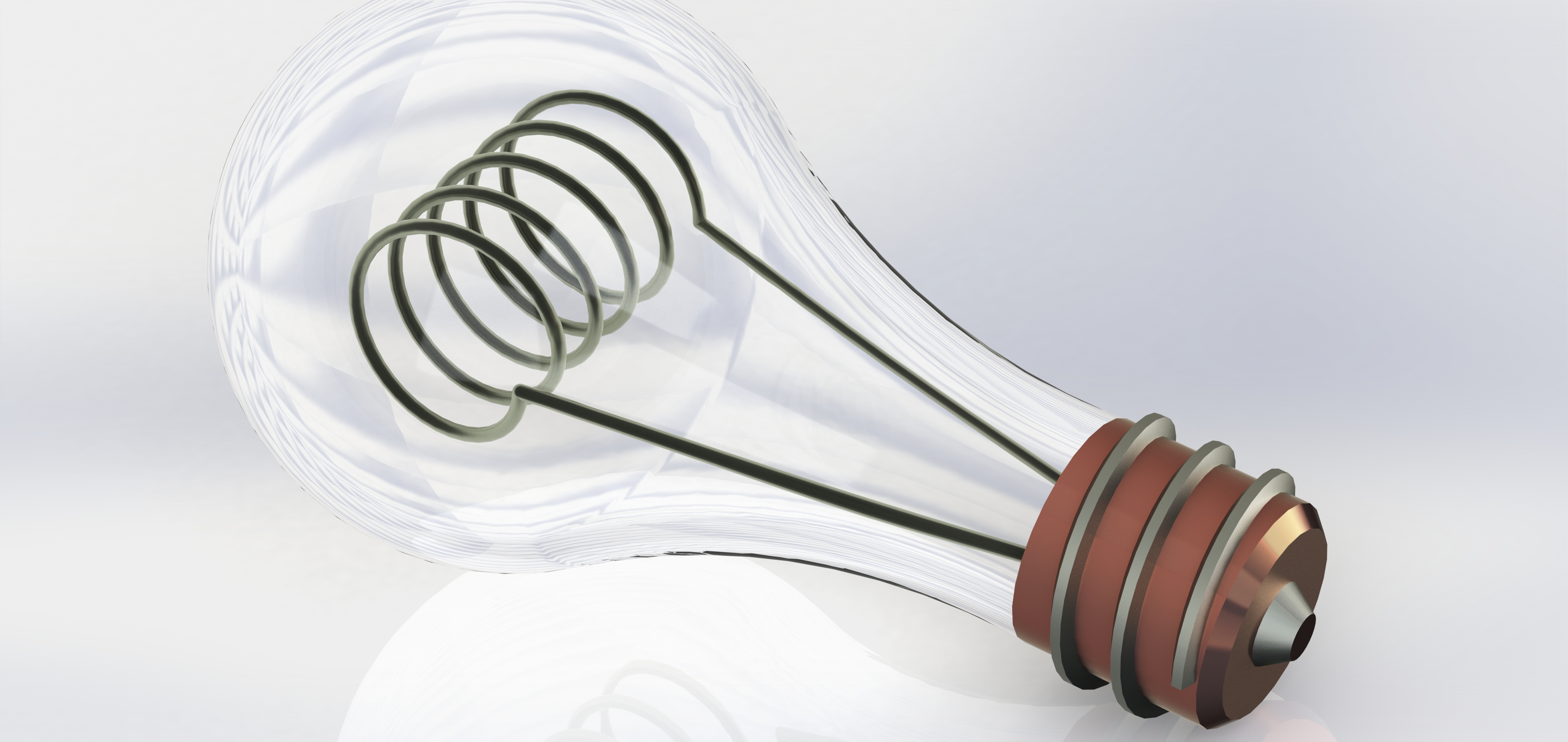 Light bulb render
