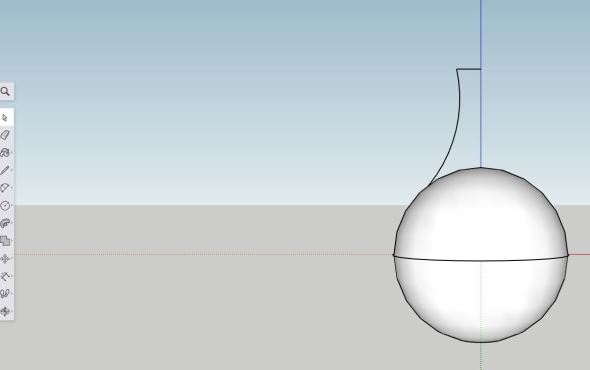 Sketchup - arc step 2