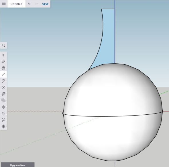 Sketchup - arc step 3