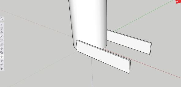 Sketchup - neck hinge