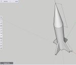 Sketchup – nose cone&nbsp;revolve