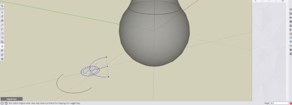 Sketchup - rotate arc