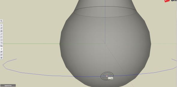 Sketchup - rotate tool