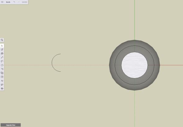Sketchup semi-circle