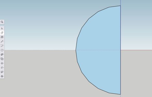 Sketchup - sphere step 3