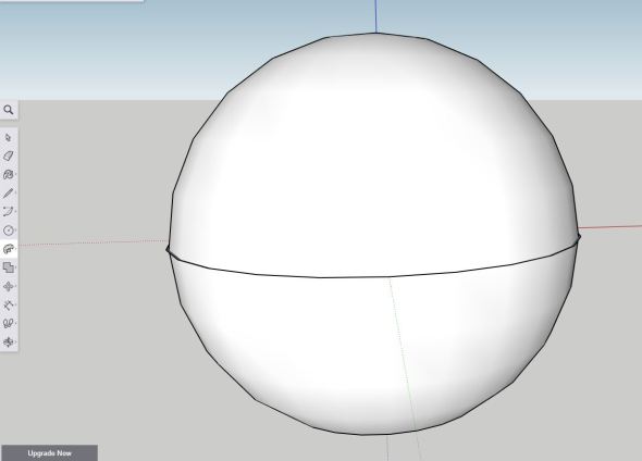 Sketchup - sphere step 7