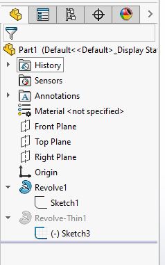 Solidworks - Bulb edit