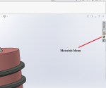 Solidworks – materials&nbsp;menu